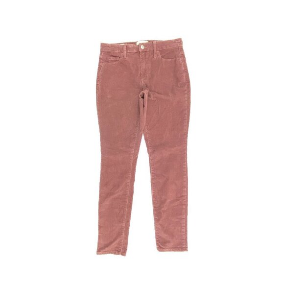 Universal Thread High Rise Skinny Women's size 2 Mauve Pink Corduroy Pants - Picture 1 of 4